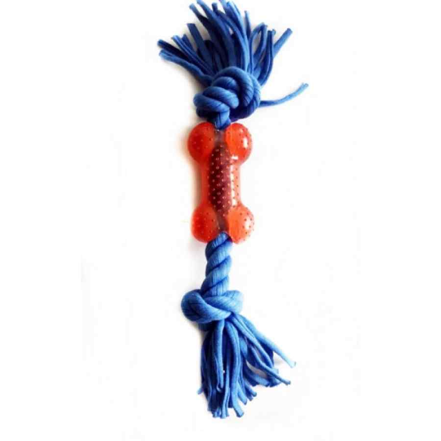Play&Bite Tc Rope With Bone Blue, , large image number null