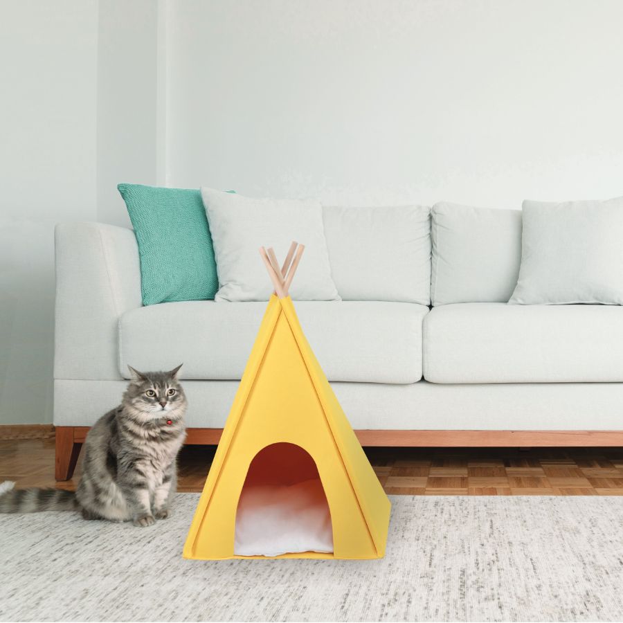 Mpets Cama Eco Tipi- Amarillo, , large image number null