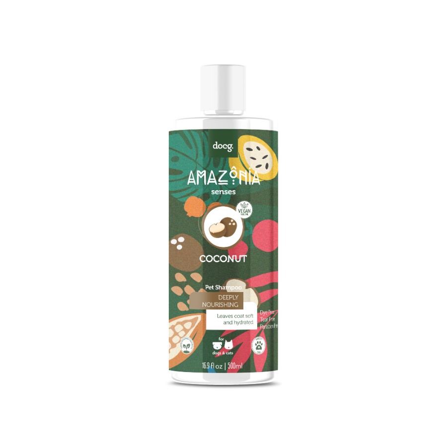 Coconut pet shampoo amazonia senses 500 ml