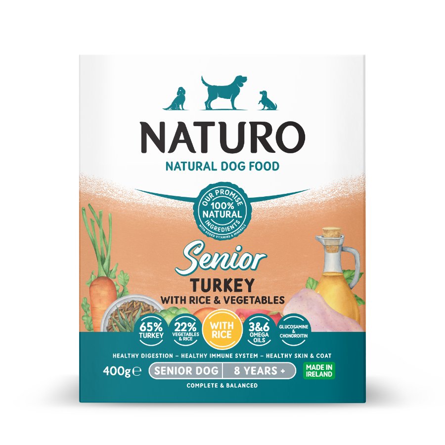 Naturo Pavo Con Arroz Y Vegetales Para Perros Senior 400 Gr, , large image number null