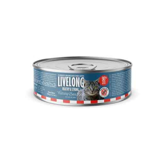 Livelong Gato Delicias Marinas 156 Gr, , large image number null
