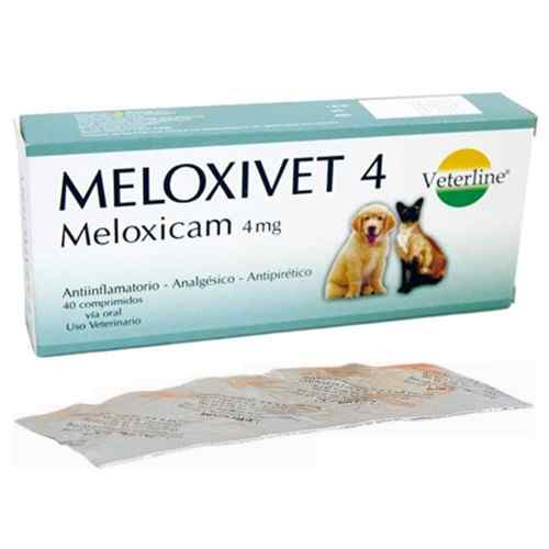Meloxivet Analgesico/ Meloxicam 4mg 10 comprimidos, , large image number null