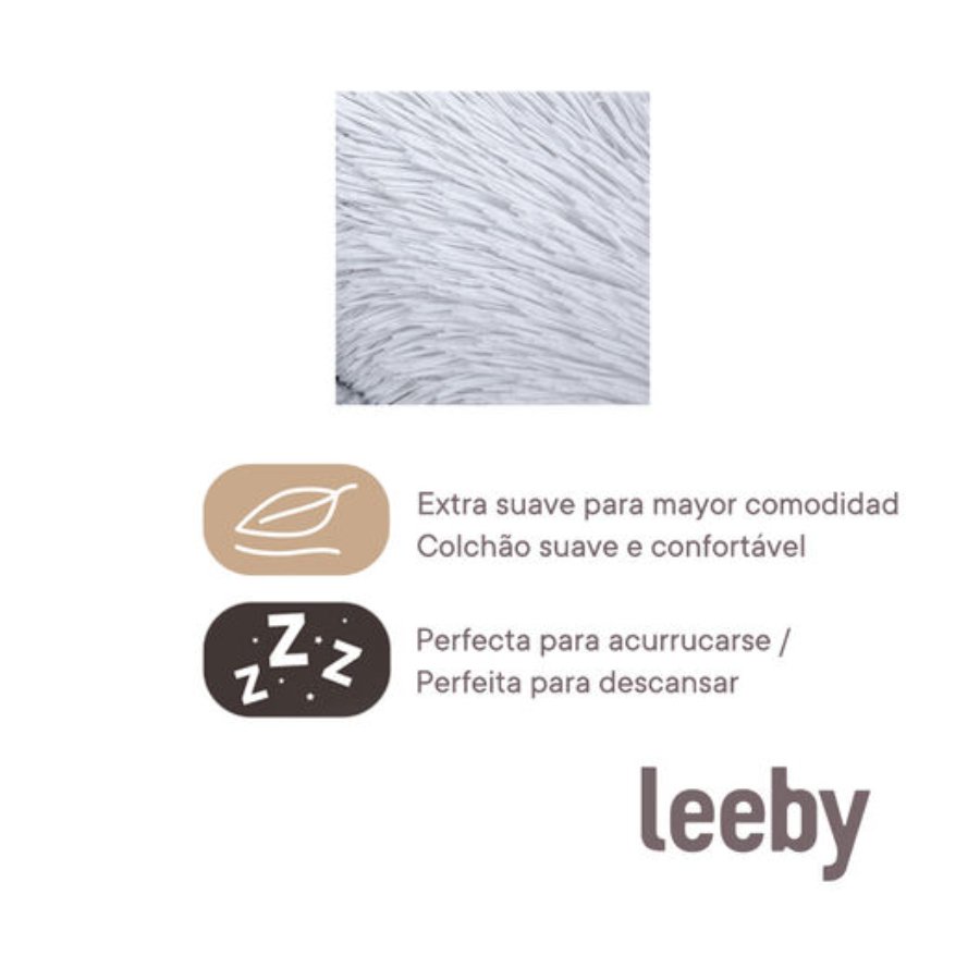 Leeby almohadilla blanca suave para cachorros, , large image number null