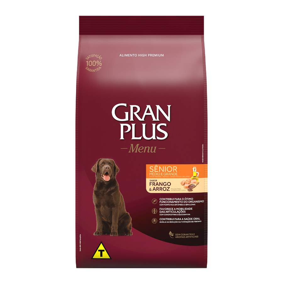 Gran Plus Menu Perro Senior Pollo Y Arroz