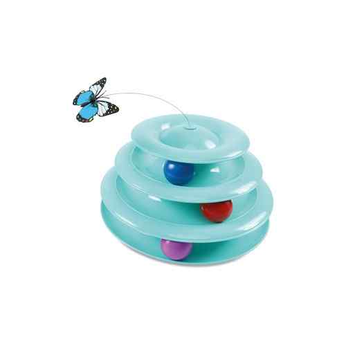 Cascado juguete interactivo con pelotas y mariposas, , large image number null