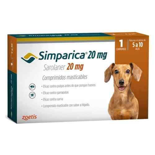 Simparica 20 mg x 1 tab (5 a 10 kg), , large image number null