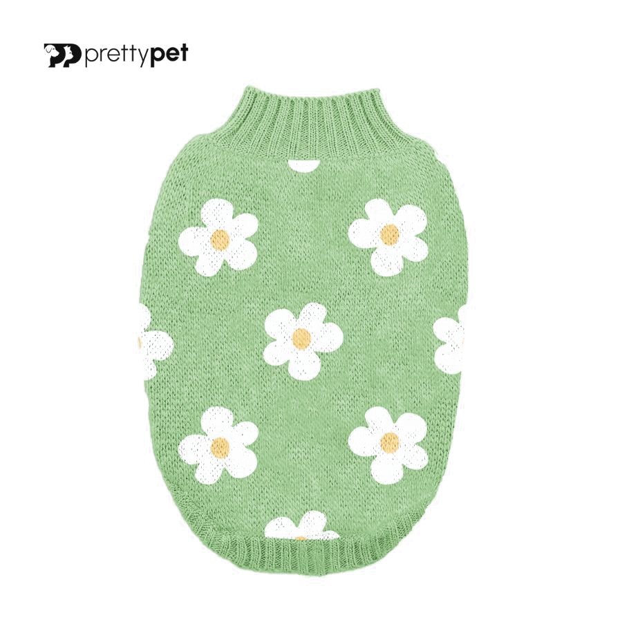 Chompa hilo pretty pet margaritas verde, , large image number null