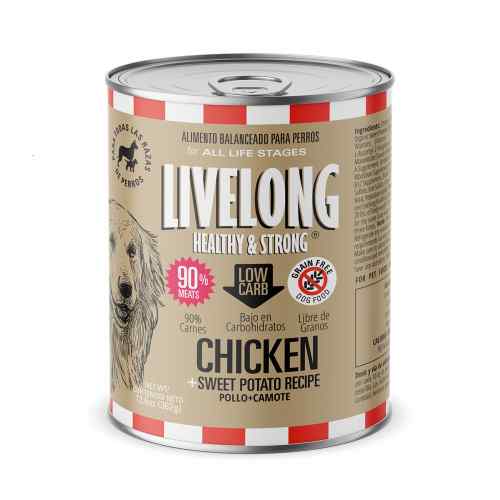 Livelong Dog Pollo + Camote  362 Gr, , large image number null