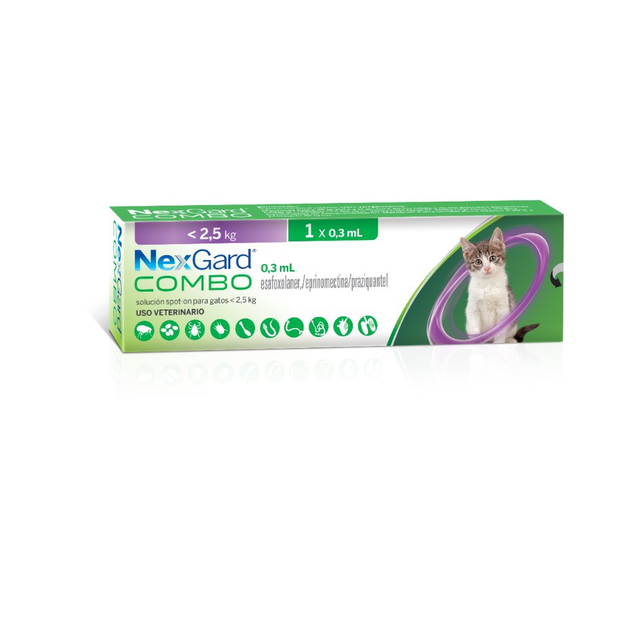 Nexgard Combo Gato S 0.3Ml (0.8-2.5 Kg)