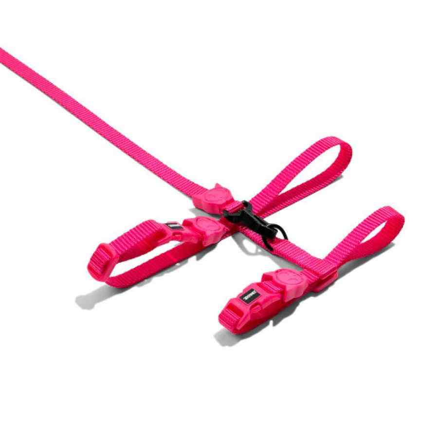 Pink Led Harness + Leash Set