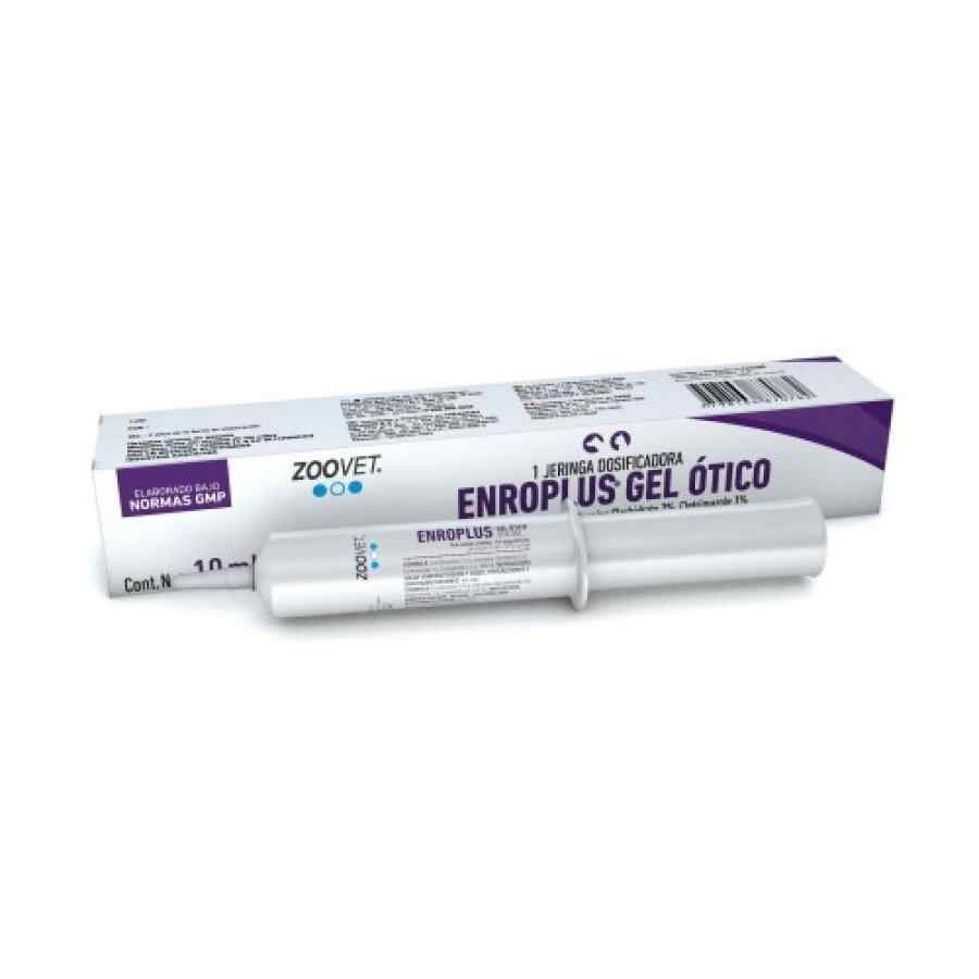Zoovet Enroplus Gel Ótico (Antimicrobiano, Antifúngico) Jeringa 10 Ml
