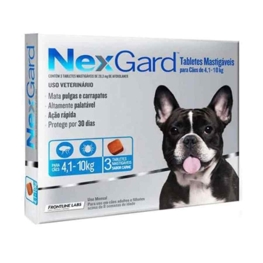 Nexgard 28.3mg  (4.1 a 10kg) 3 tabletas