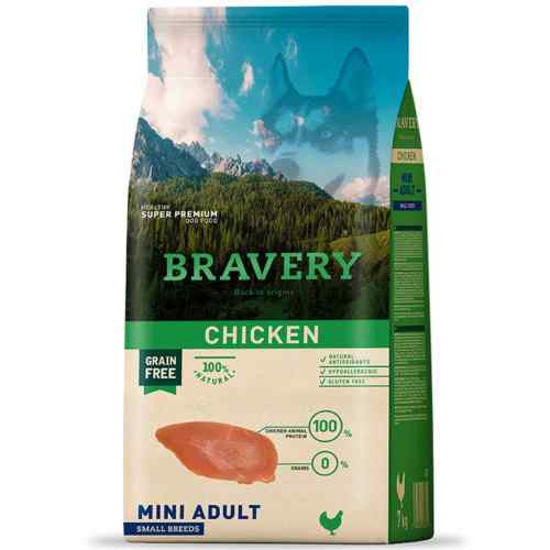 Bravery Chicken Mini Adult Small Breeds Alimento Seco Perro, , large image number null