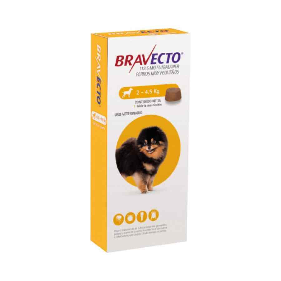 Bravecto 112.5mg para Perro 2 a 4.5kg 1 Tab., , large image number null