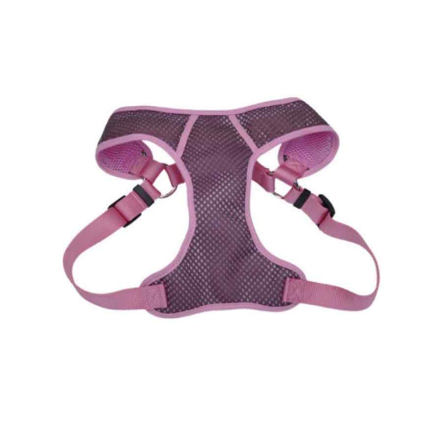 Coastal Comfort Soft Sport Wrap Adjustable Dog Harness, Grey With Pink, , large image number null