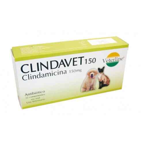 Clindavet / Clindamicina 150mg Antibiotico Blister, , large image number null