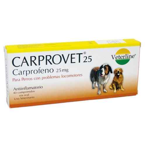 Carprovet  25mg / Carprofeno Antiflamatorio 25mg (C: Caja V:Blister), , large image number null
