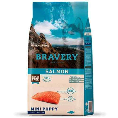 Bravery Salmón Mini Puppy Small Breeds Alimento Seco Perro, , large image number null