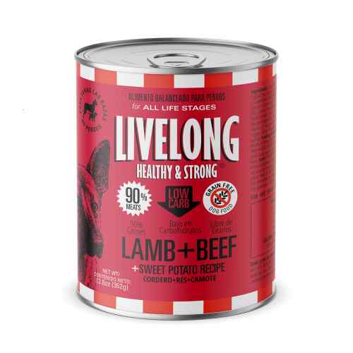 Livelong Dog Res + Cordero + Camote 362 Gr, , large image number null