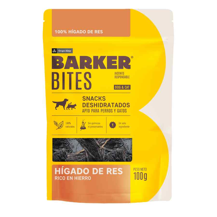 Barker Bites Hígado De Res (100 g), , large image number null