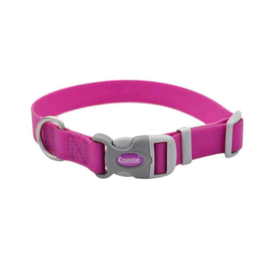 Pro Adjustable Waterproof Collar, Purple, Small 3/4" X 10" 14", , large image number null