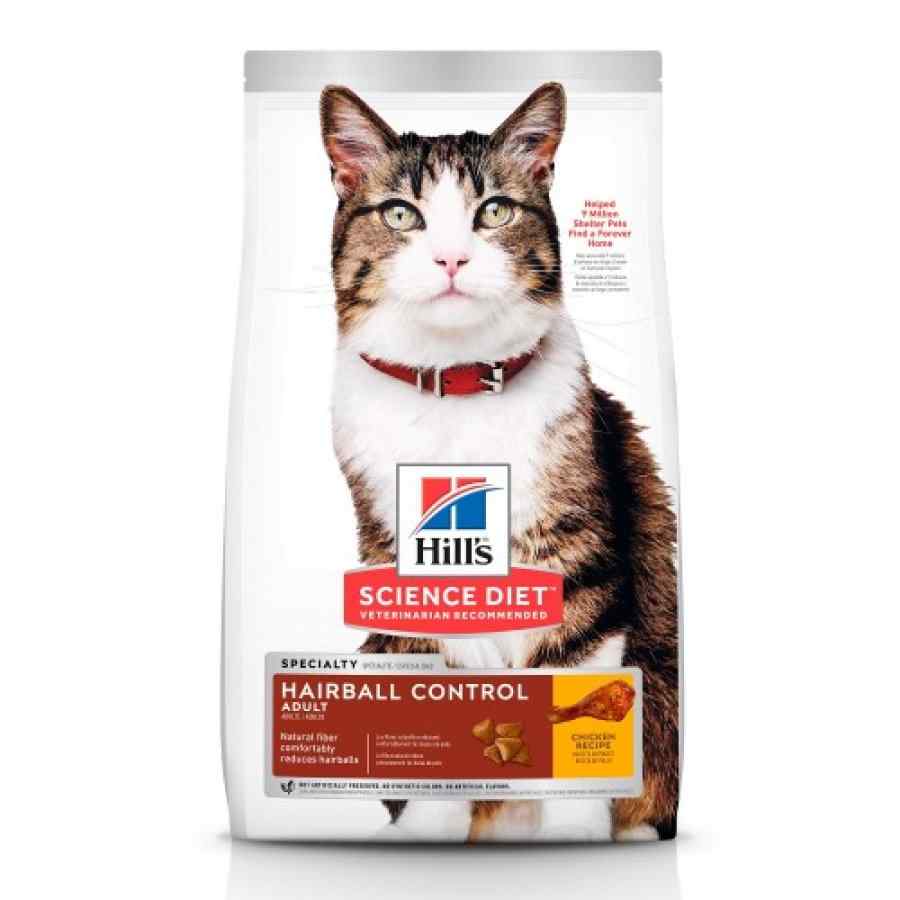 Hills Sd Adult Hairball Control Adult Dry Control De Bola De Pelos Alimento Seco Gato, , large image number null