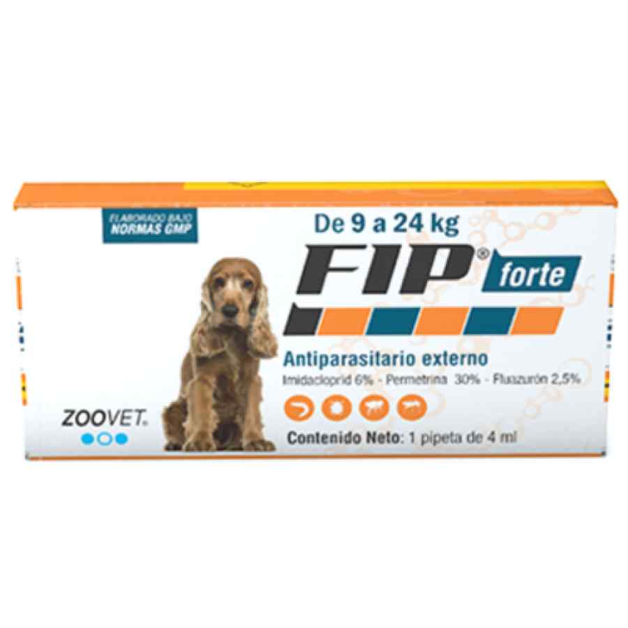 F.I.P. FORTE Para perros de 9 a 24 kg Pulguicida y garrapaticida
