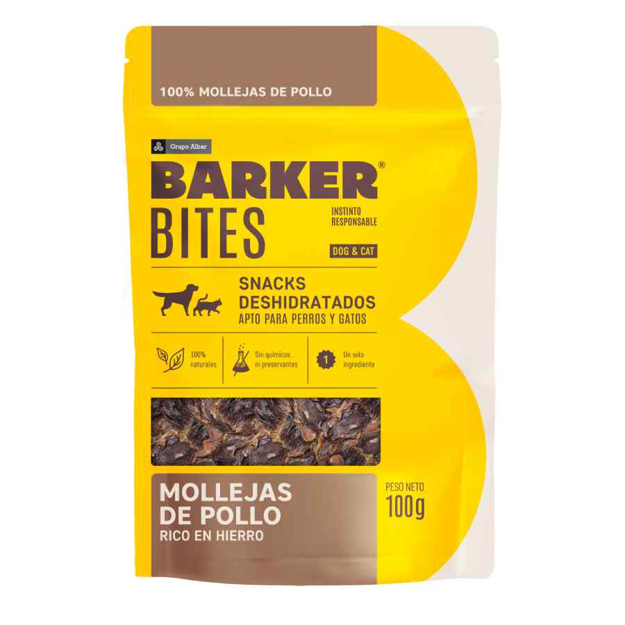 Barker Bites Mollejas De Pollo (100 g), , large image number null