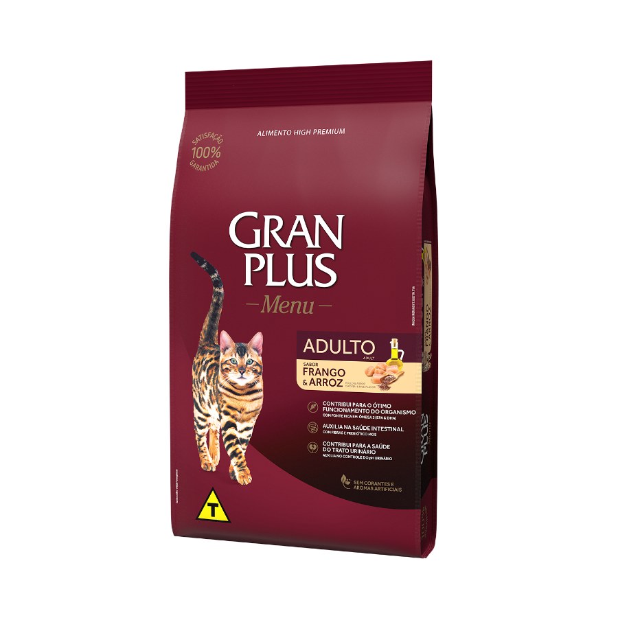 Gran Plus Menu Gato Adulto Frango Y Arroz, , large image number null