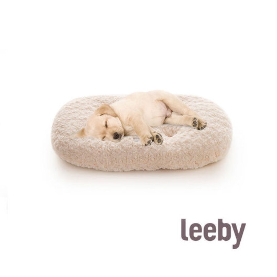 Leeby almohadilla blanca suave para cachorros