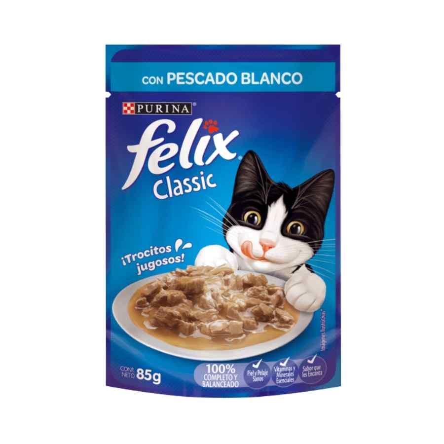Felix Sensaciones Pescado Blanco en Salsa 85 g, , large image number null