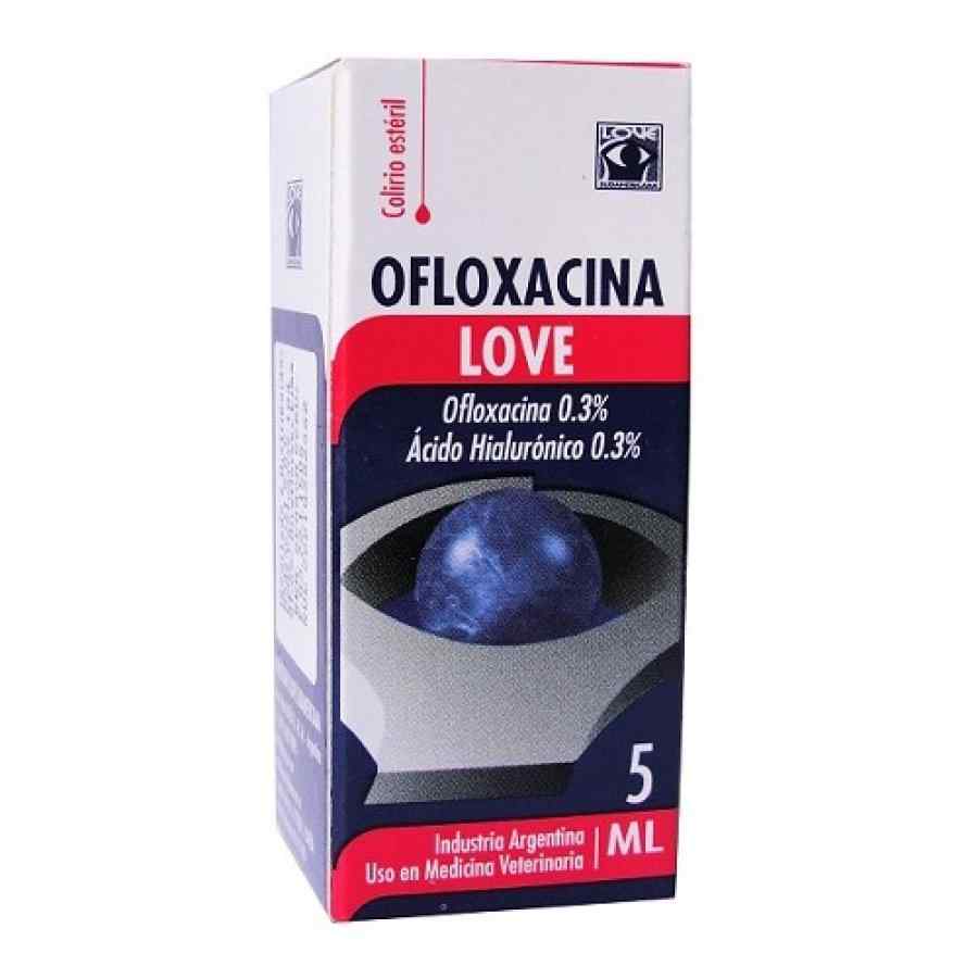 Love Ofloxacina Gotas Oftalmicas (Antibiótico + Ácido Hialurónico) Gotero 5ml, , large image number null