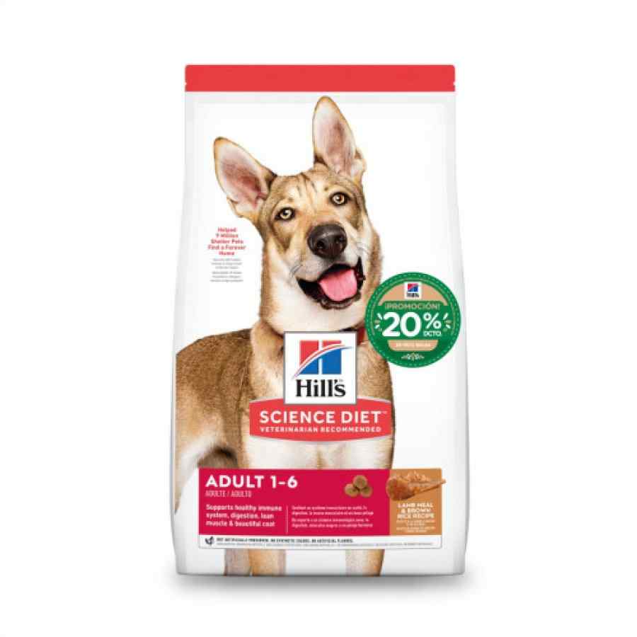 Hill's Science Diet Adult Alimento para perros adultos, cordero y arroz 33 Lb (14.96 Kg), , large image number null