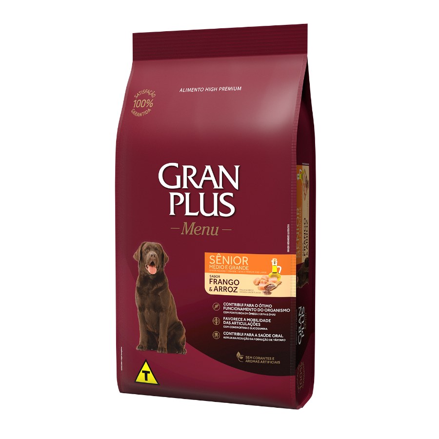 Gran Plus Menu Perro Senior Pollo Y Arroz, , large image number null