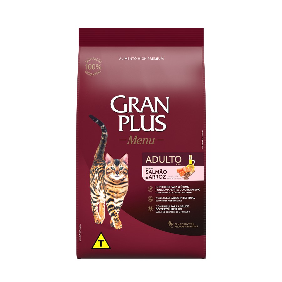 Gran Plus Menu Gato Adulto Salmon Y Arroz