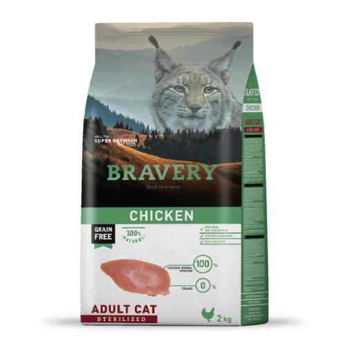 Bravery Chicken Adult Cat Sterilized Alimento Seco Gato, , large image number null