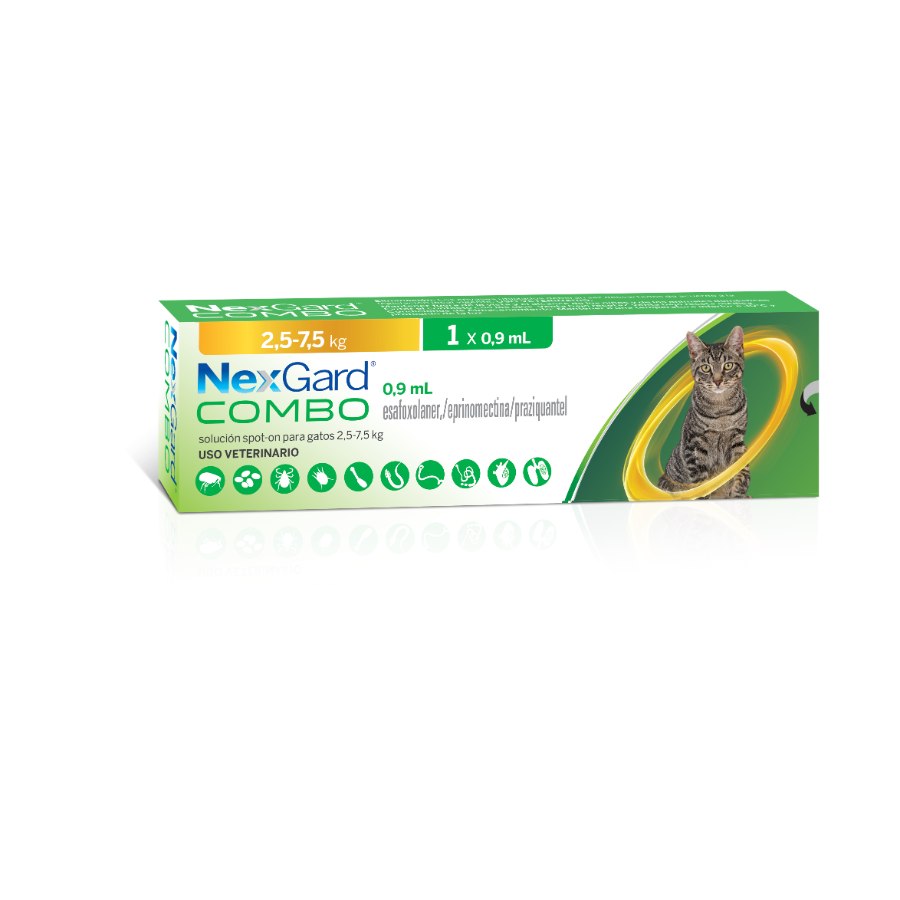 Nexgard Combo Gato L 0.9Ml (2.5-7.5 Kg), , large image number null