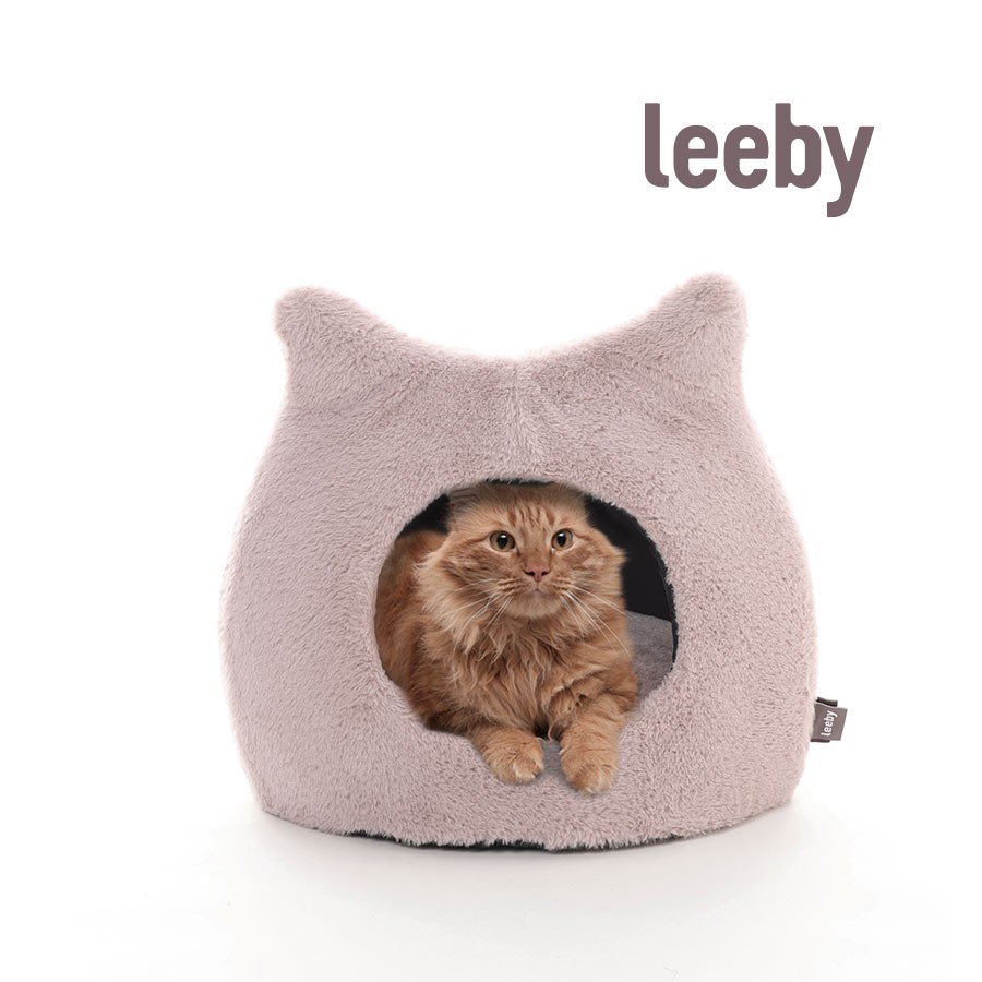 Leeby Iglú Anti Estrés Rosa para gatos