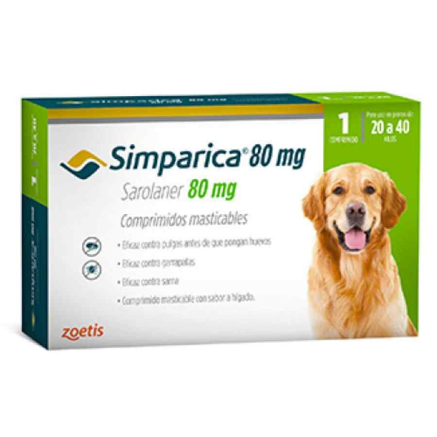 Simparica 80 mg x 1 tab (20 a 40 kg), , large image number null