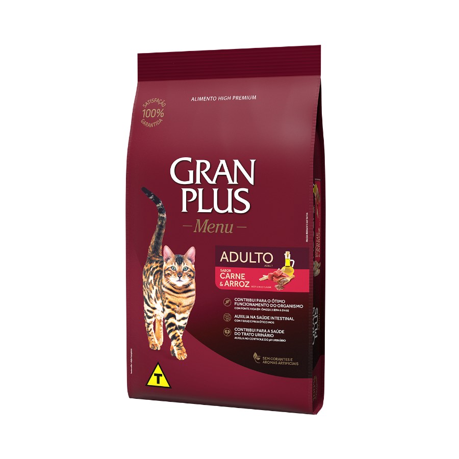 Gran Plus Menu Gato Adulto Carne Y Arroz, , large image number null