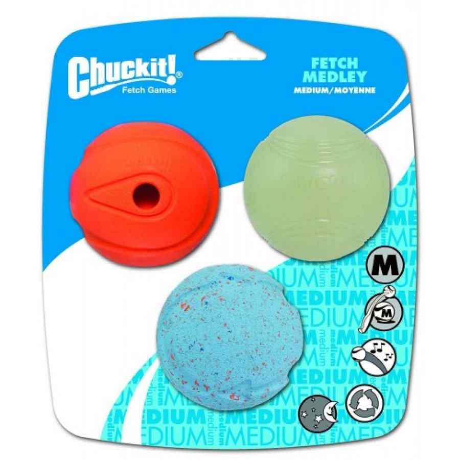 Chuckit! Fetch Medley Medium 3 Pack, , large image number null