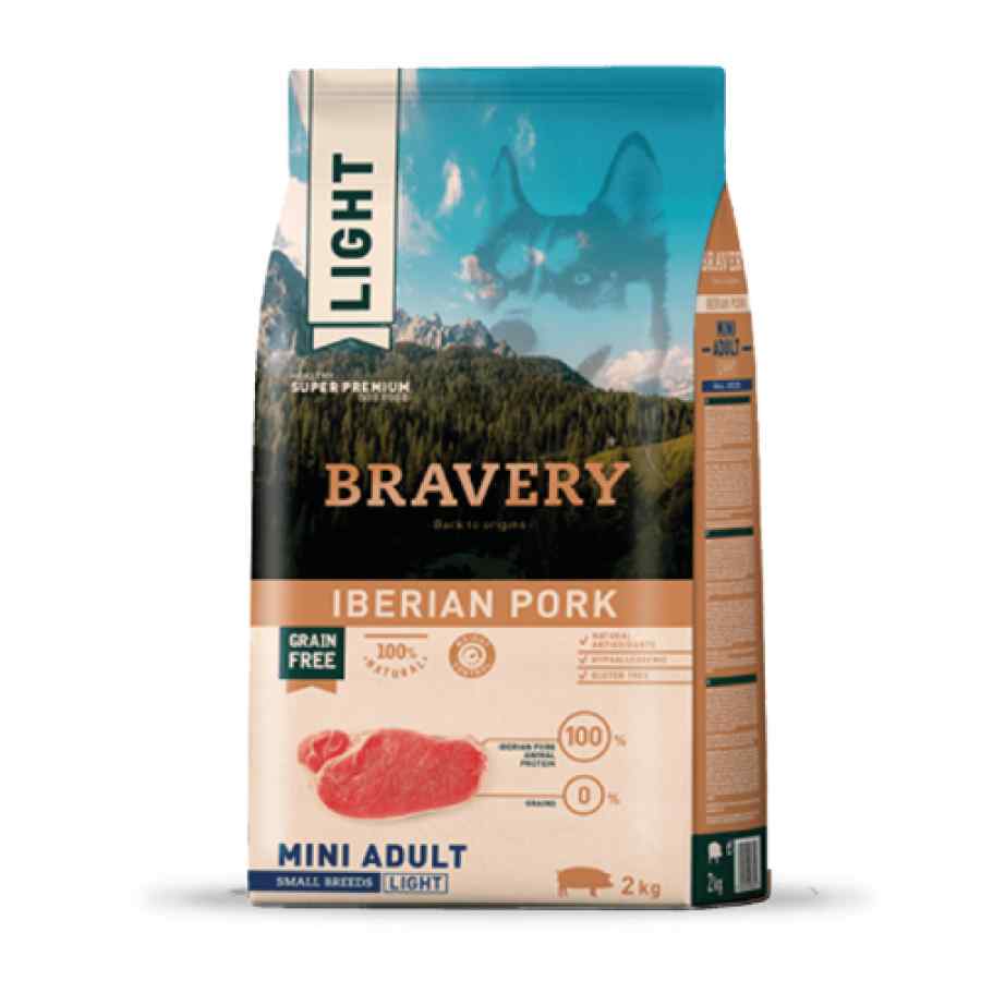 Bravery Light Iberian Pork Mini Adult Small Breeds Alimento Seco Perro, , large image number null