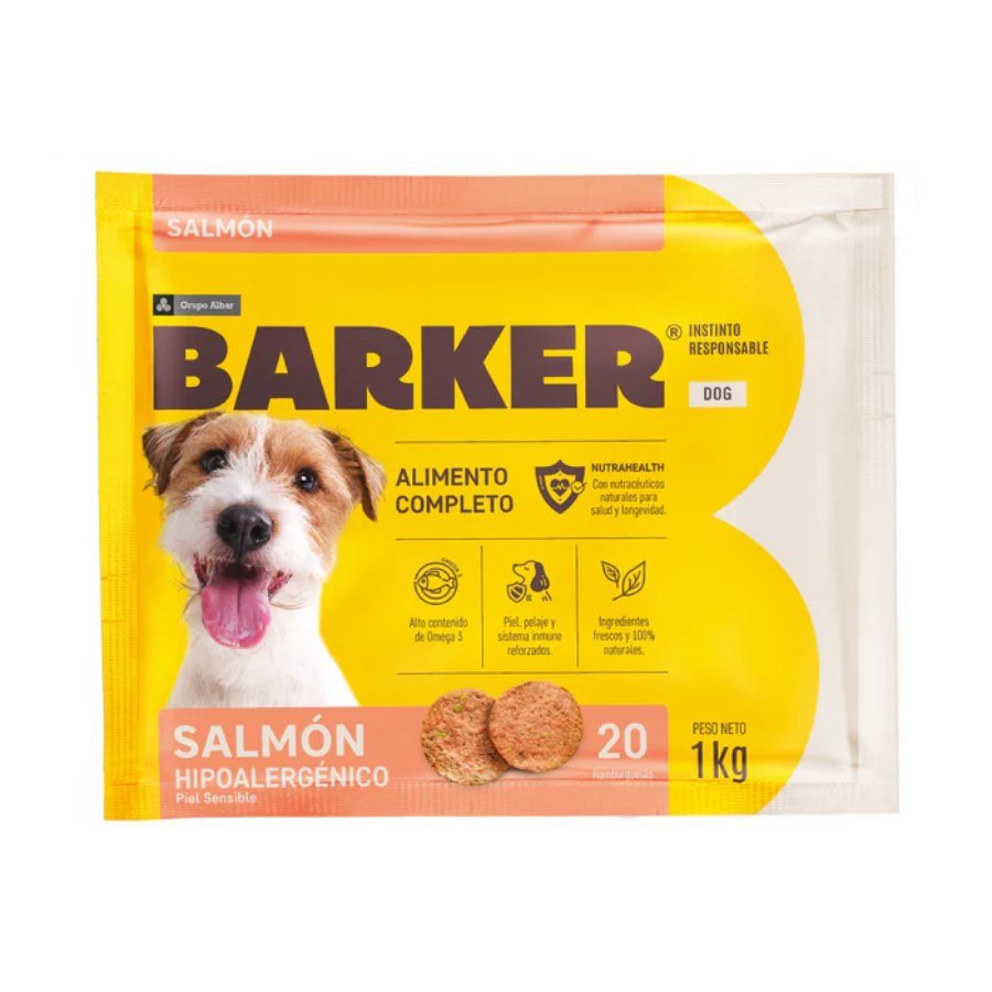 Barker Hamburguesas De Salmón 20 Unids. 1kg