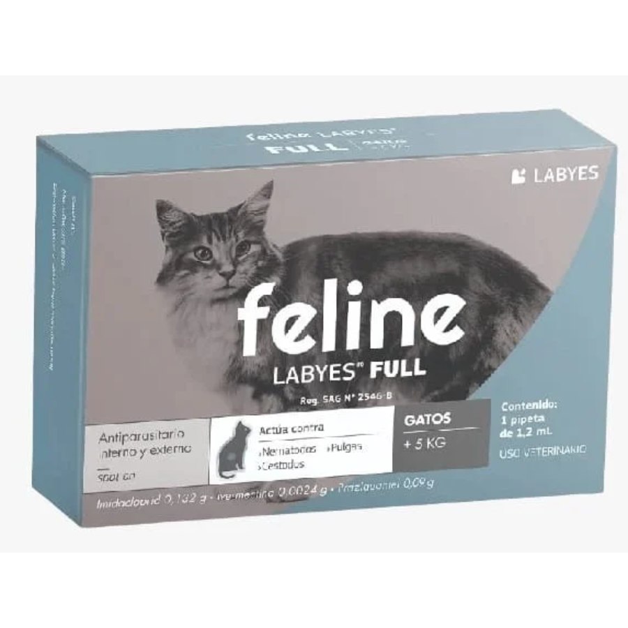 Pipeta Feline Full-Spot Mas De 5 Kg