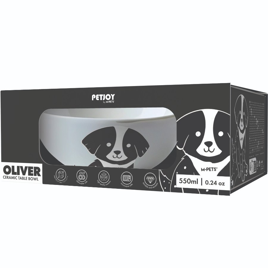 Petjoy Bowl Oliver Monochrome 550 Ml, , large image number null