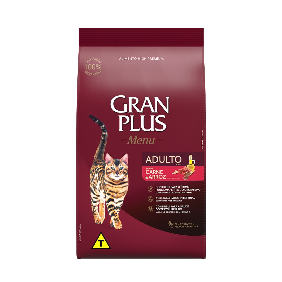 Gran Plus Menu Gato Adulto Carne Y Arroz