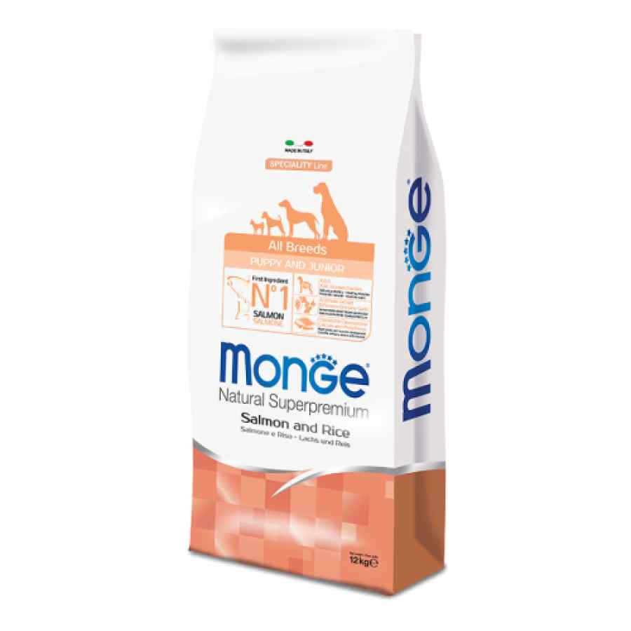 Monge Puppy All breeds Salmon y Arroz 12 kg, , large image number null